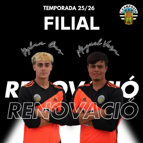RENOVACI FILIAL: DYLAN I MIGUEL